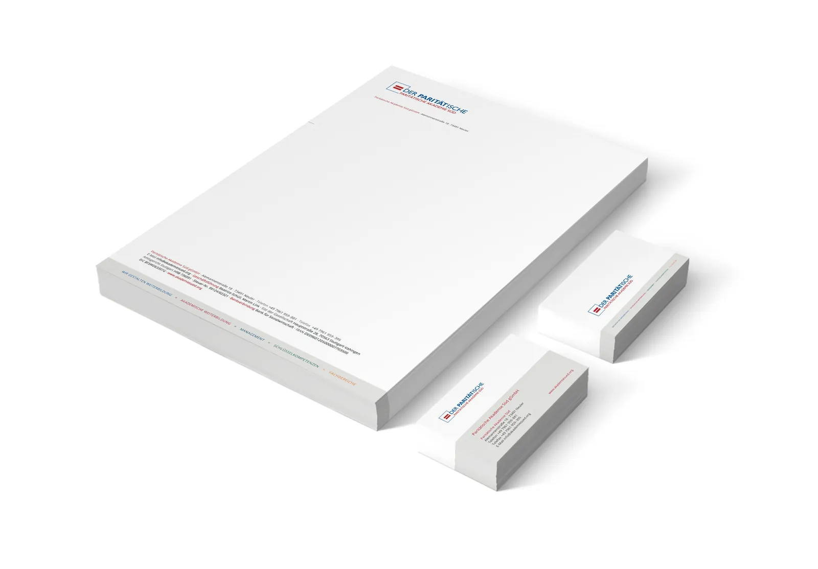Corporate Design und Ge­schäfts­druck­sachen aus Ludwigsburg – Arbeitsbeispiel von medienwald.de