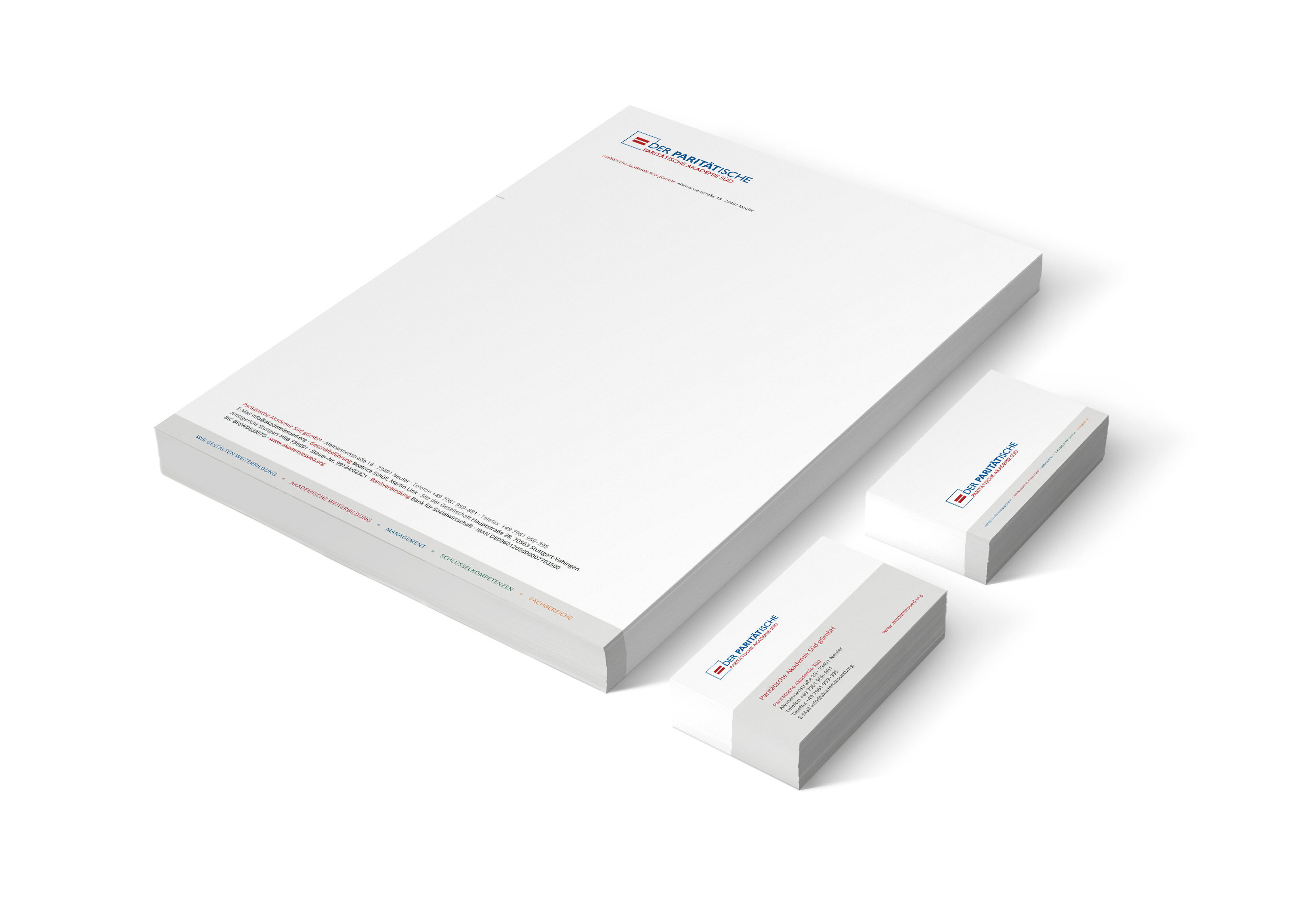 Corporate Design und Ge­schäfts­druck­sachen aus Ludwigsburg – Arbeitsbeispiel von medienwald.de